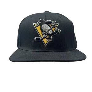 Pittsburgh Penguins American Needle Snapback Hat Cap Wool Acrylic Hockey NWOT - Picture 1 of 11
