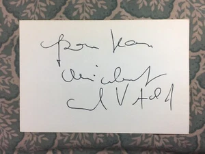 Michel Vitold - Judex - Quentin Durward - La joie de vivre - Autographié 1968 - Photo 1/2