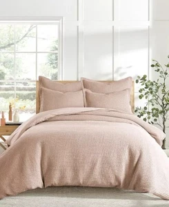 LevtexCloud Waffle Textured 3-Pc. Duvet Cover Set, Full/Queen - Picture 1 of 4