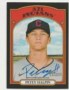 2021 Topps Heritage Minor Roa & Black Roa #Roa-Ph Petey Halpin 29/50 - Imagen 1 de 4