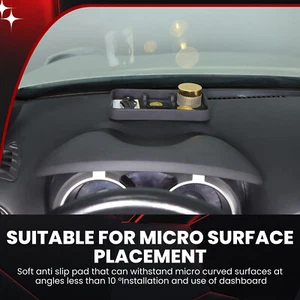 For Nissan Juke 2011-2019 TPE Black Instrument Speedmeter Upper Storage Box Tray - Picture 1 of 12