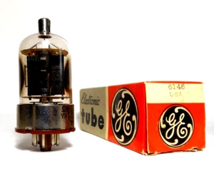 NOS NIB GE USA 6146 Power Tube Collins 32S Heath Apache Pacemaker - Zdjęcie 1 z 1