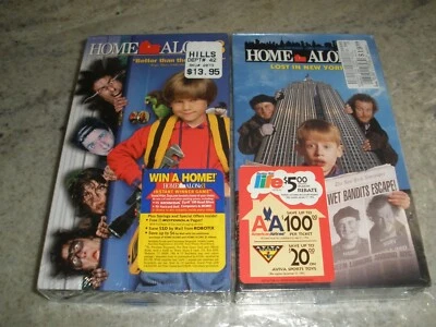 NEW SEALED HOME ALONE 2 & 3 VHS TAPES REBATE - Image 1 of 4