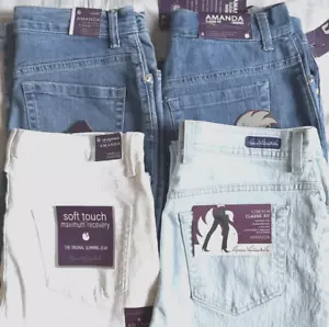 Pantalone jeans donna nuovo Gloria Vanderbilt AMANDA elasticizzato - taglia/colore a scelta - Foto 1 di 11