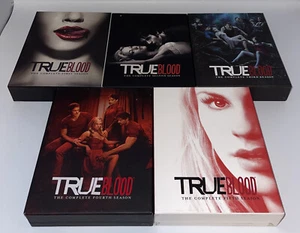 True Blood DVDs Seasons 1-5 1 2 3 4 5 HBO VAMPIRES Sookie Stackhouse - Picture 1 of 3