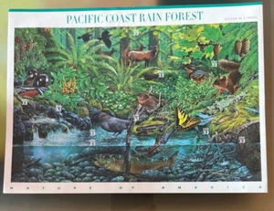 See Photos. US stamps 3378  PACIFIC COAST RAIN FOREST,  PANE OF 10, MNH - Picture 1 of 5