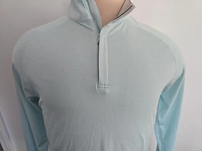 PETER MILLAR CROWN CRAFTED ICEAQ NEW MEN'S HALF ZIP  SWEATER SIZE S - Image 1 of 4