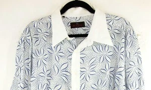 Nueva Camisa de Vestir Italiana ETRO Para Hombre Floral Con Botones Algodón Talla 46 Minorista $380 - Imagen 1 de 5
