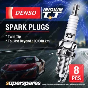8 Denso Iridium TT Spark Plugs for Land Rover Discovery LJ Range Rover P38A 46 D - Picture 1 of 3
