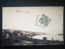 REGGIO CALABRIA PANORAMA SUD PORTO ADOLFO LARUSSA - VIAGGIATA 1908 - 2749