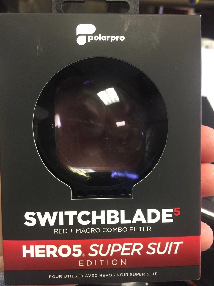 Red Macro Switchblade 5 Combo Filter PolarPro for GoPro HERO5-6 HERO7 super suit - Image 1 of 2