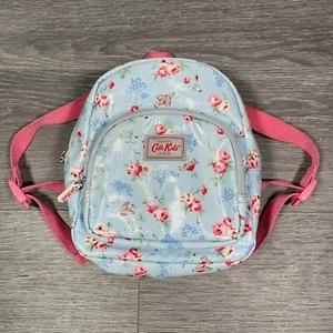 Cath Kidston Kids Backpack Rucksack Mini Toddler Bag Roses Flowers Birds Blue - Picture 1 of 10