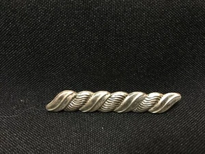 ¡¡Vintage!! Broche prendedor barra tono plata europeo muy antiguo - Imagen 1 de 2