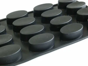 16 cell Oval Mini Friand Silicone Mould for mini cakes resin wax butter canapes - Picture 1 of 3