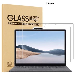 (2 Pack) Glass Screen Protector for Surface Laptop 6/ Laptop 5/ Laptop 4 (13.5") - Picture 1 of 7