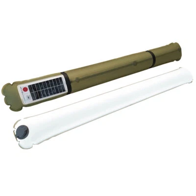 SEMPTEC URBAN SURVIVAL TECHNOLOGY Semptec 2er-Set Aufblasbare Solar-XL-LED-Campingleuchte, 250lm, tageslichtweiß