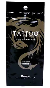 SUPRE "TATTOO" SMOOTH DARK TANNING BRONZER - LOT OF 6 -.57Z PKTS - NEW - $33.RV - Picture 1 of 1