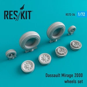 ResKit RS72-0034 Scale kit 1:72 Mirage 2000 Resin Wheel Upgrade set for Aviation - Picture 1 of 24