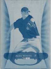 2010 TriStar Pursuit ALEX WHITE #88 Rookie Press Plate 1/1