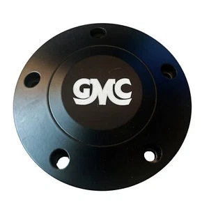 Subvención de volante con botón de bocina retro GMC negro de 5 orificios con licencia - Imagen 1 de 1