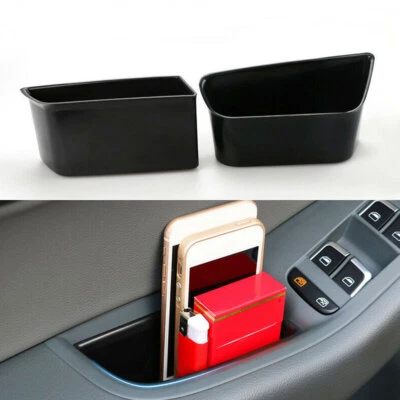 Car Door Handle Armrest Storage Box Tray Holder Bin Kit For Audi Q5  2009-2016 - Image 1 of 4