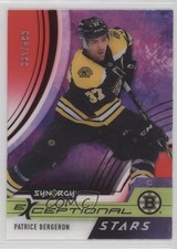 2021-22 Upper Deck Synergy Exceptional Stars Red /499 Patrice Bergeron #ES-PB