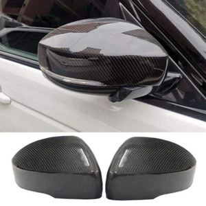 Real Carbon Fiber Rearview Side Mirror Cover Trim For Range Rover L405 2013-2022 - Picture 1 of 10