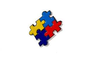 Autism Awareness Heart Puzzle Pieces Lapel Hat Pins Raise Awareness Single 7303
