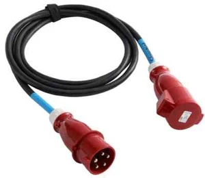 5meter Stage Equipment 5x 6mm 32A CEE 5pin Power Cable Power Extension Cable - Picture 1 of 10