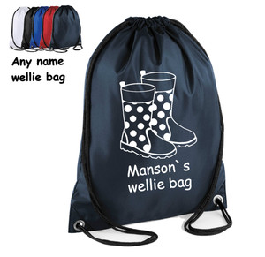 personalised boot bolsa