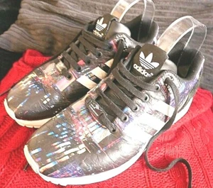 ADIDAS TORSION B25834 ZX FLUX SNAKE CITY TRAINERS UK 5 EU 38 RETRO FROM 2014 - Picture 1 of 12