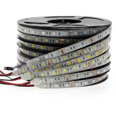 DC12V/24V 5M 16.4ft SMD 5050 RGB Waterproof 300 LED Flexible 3M Tape Strip Light - Image 1 of 4