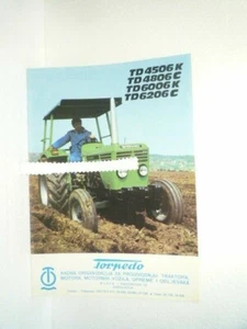 VINTAGE BIG TORPEDO TRACTOR TD 4506K - 4806C - 6006K - 6206C PROSPEKT 1988 - Bild 1 von 2