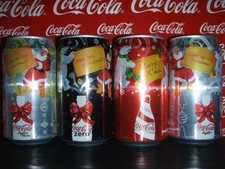 Coca-Cola Can Set - Hong Kong 2007 Christmas - Fake Air Filled
