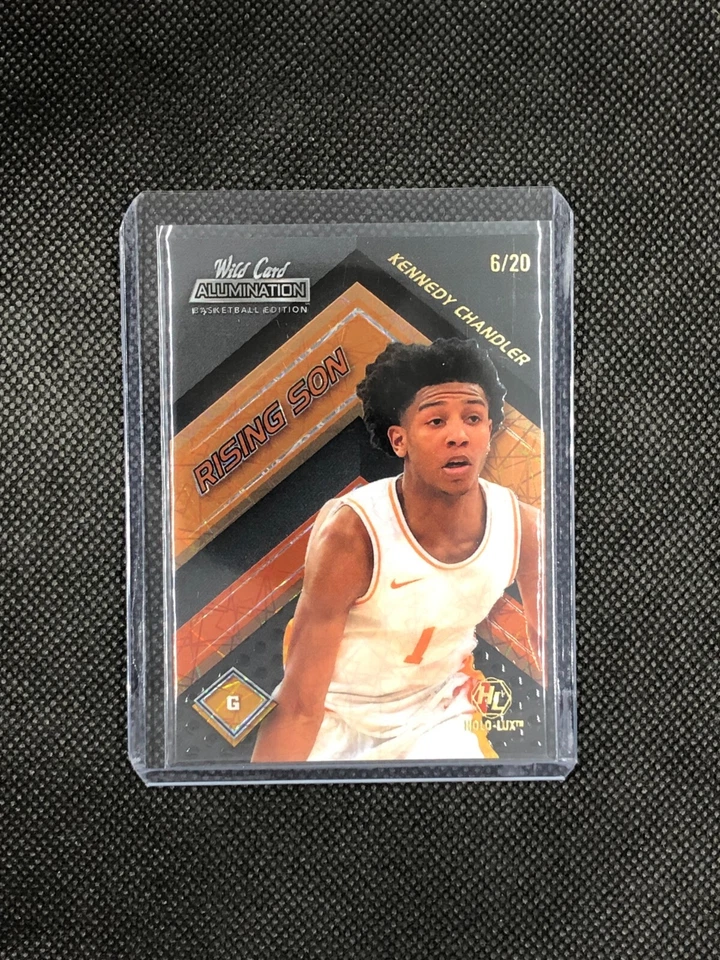 RARE! KENNEDY CHANDLER - 2021-22 WILD CARD ALUMINATION RISING SON #'d/20 ROOKIE - Image 1 of 4
