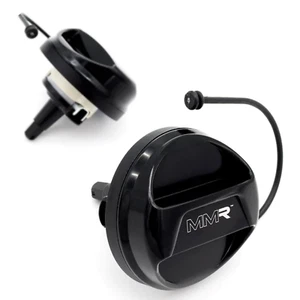 BMW Fuel Filler Cap Billet Aluminium BLACK MMR Performance - Fits All BMW 1997+ - Picture 1 of 7