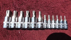 MAC TOOLS *MINT!* 12-PIECE COMBINATION "TAMPERPROOF" TORX DRIVER SET! - Picture 1 of 3