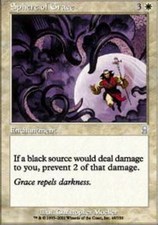 MTG magic cards 2x x2 Light Play, English Sphere of Grace Odyssey