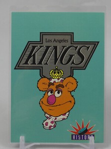 Los Angeles Kings - 1994 Cardz Muppets Take the Ice #63 - Team History