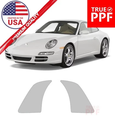 For Porsche 997 Carrera 2005-2008 Stone Guard 3M Vinyl PreCut Matte Black - Pair - Image 1 of 4
