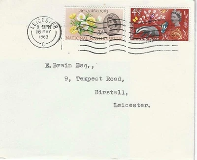 1963 Nature Week (Ord) On LLoyds Bank FDC Probably Unique - Image 1 of 2