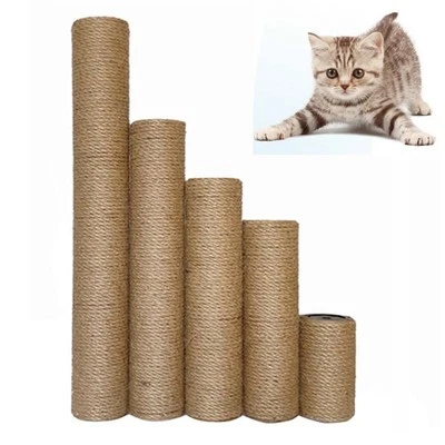 Cat Scratching Post Cat Tree Sisal Climbing Frame DIY Replacement Post Toy - Image 1 of 4