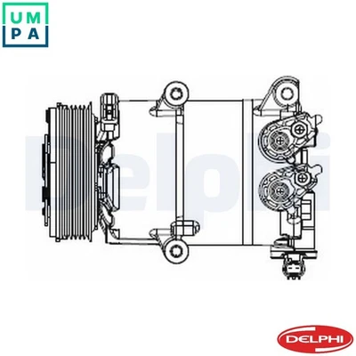 COMPRESSOR AIR CONDITIONING CS20553 FOR FORD TRANSIT/CONNECT/V408/Box/Body/MPV - Image 1 of 4