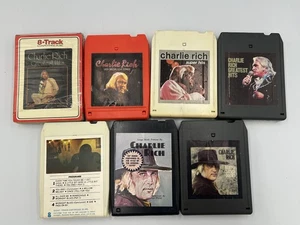 Vintage Charlie Rich 8 Track Lot Greatest Hits Super Hits Country Music 1970s Ta - Picture 1 of 21