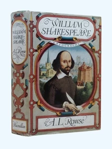 A L ROWSE signed William Shakespeare, A Biography 1st/1st HB DW 1963 - Picture 1 of 7