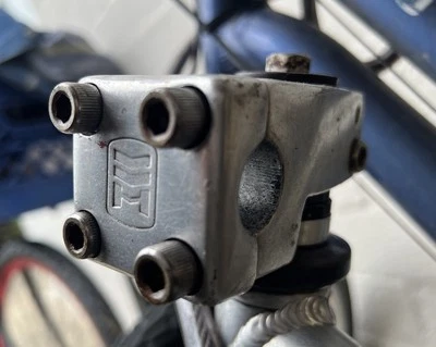 Vintage Haro SR 2.0 Silver Big Block Bmx Stem 1 1/8” Threadless Mirra Mid School - Image 1 of 4