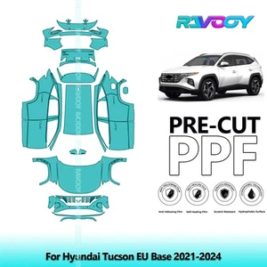 PreCut Paint Protection Film PPF For Hyundai Tucson EU Base 2021-2024 - Picture 1 of 7