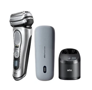 Braun Series 9 Pro 9477cc Elektrorasierer (Silber) Wet & Dry mit PowerCase - Bild 1 von 9