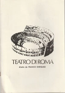 Programmheft LA BUONA PERSONA DI SEZUAN di Bertolt Brecht Teatro die Roma 1973 - Picture 1 of 1