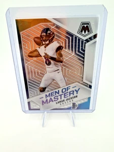 2025 Panini Mosaic ⭐Men Of Mastery⭐ #9 Lamar Jackson - Baltimore Ravens  - Picture 1 of 2